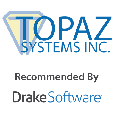 Topaz Signature Pads & Drake Tax Software